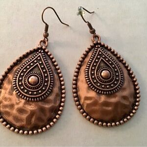 Paparazzi Bronze Teardrop Earrings